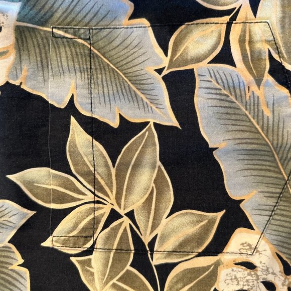 Tori Richard Silk Hawaiian Shirt Mens Large Button Up Short Sleeve Floral - Picture 4 of 4